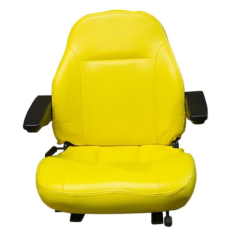 Replacement Yellow Seat WArmrests Fits John Deere Z810A Z850A Z910A Z925A Z960A
